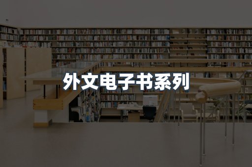 外文电子书系列